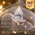 ⚡ Flash Sale 90% OFF: Timeless Pear-Shaped Moissanite Ring | Luxury Look, Everyday Wear