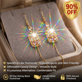 ⚡ 90% OFF Flash Sale:The Golden Cascade: Radiant Moissanite Tassel Drop Earrings