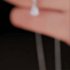 ⚡ 90% OFF Flash Sale: The Eternal Tear: Moissanite Pear-Drop Pendant Necklace