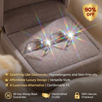 The Modern Romance: Sleek White Gold Open Heart Hoops-90% OFF Flash Sale🔥