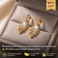 The Luminous Leaf: Aurora Moissanite Drop Huggie Earrings-90% OFF Flash Sale🔥