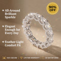 🔥 Final Flash Sale: 90% OFF-The Timeless Elegance - Premium Moissanite Eternity Band🔥