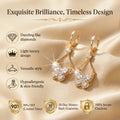 ⚡ 90% OFF Flash Sale: Sparkling Crystal Butterfly Chandelier Earrings