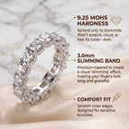 🔥 Final Flash Sale: 90% OFF-The Timeless Elegance - Premium Moissanite Eternity Band🔥