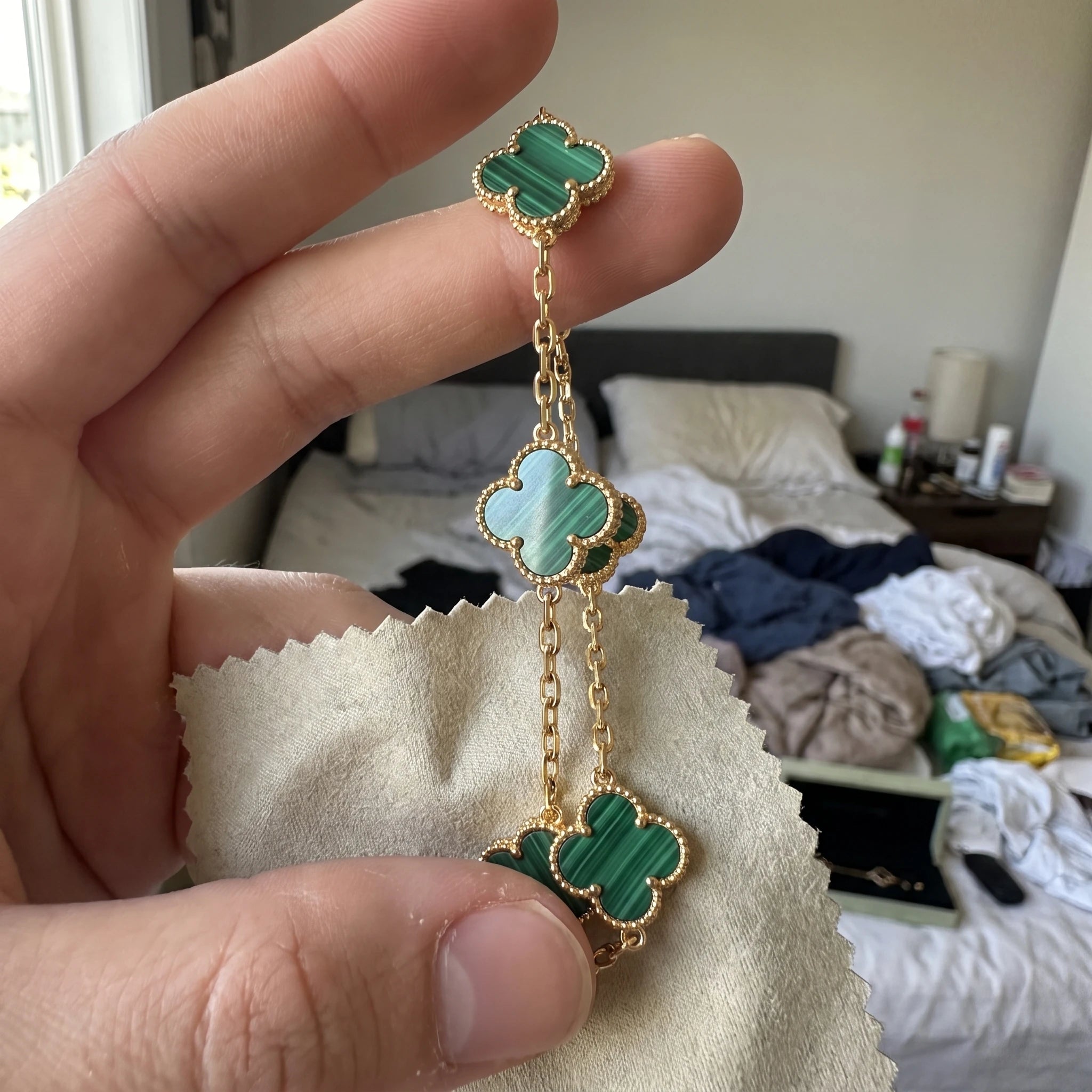 🔥90% OFF Flash Sale: The Blooming Grace:The Vintage Clover: French Heritage Bracelet Collection