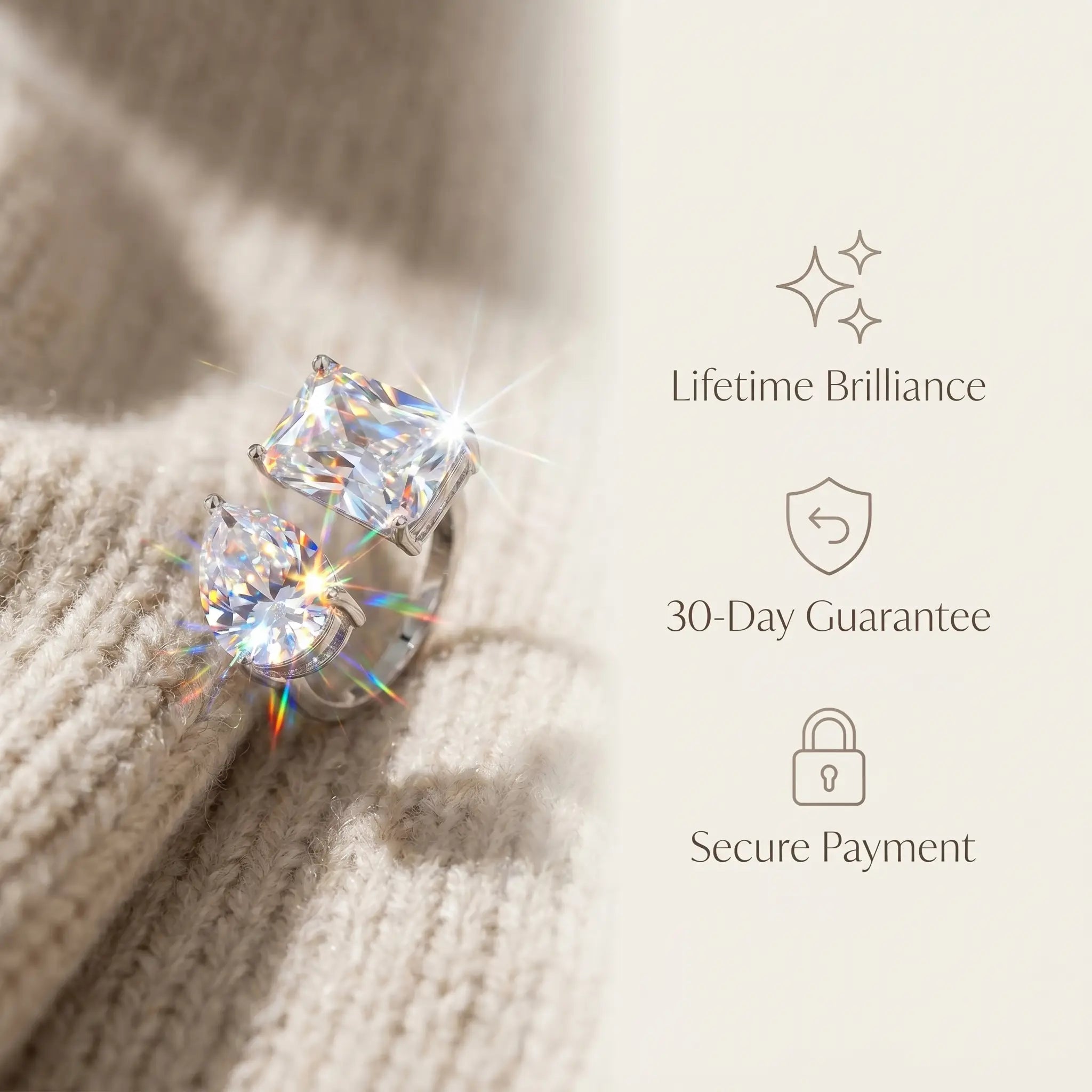 The Timeless Duo "Toi et Moi" Ring | 90% OFF Flash Sale (Ends Today)🔥