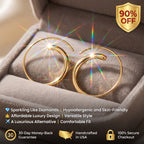 ⚡ 90% OFF Flash Sale-The Modern Romance: Radiant Open Heart Hoop Earrings