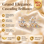 Grand Elegance: Oval Premium Moissanite Stud Earrings--Last Day Sale🔥90% OFF