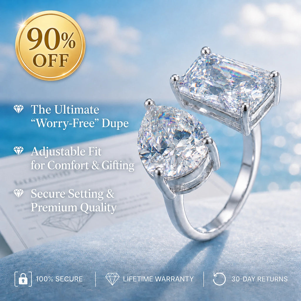 The Timeless Duo "Toi et Moi" Ring | 90% OFF Flash Sale (Ends Today)🔥