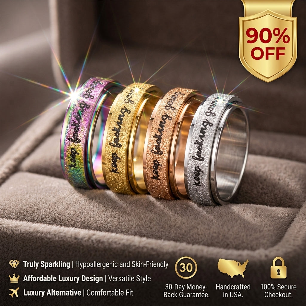 🔥90% OFF Flash Sale:The Serenity Spinner: Elegant Anxiety Relief Ring