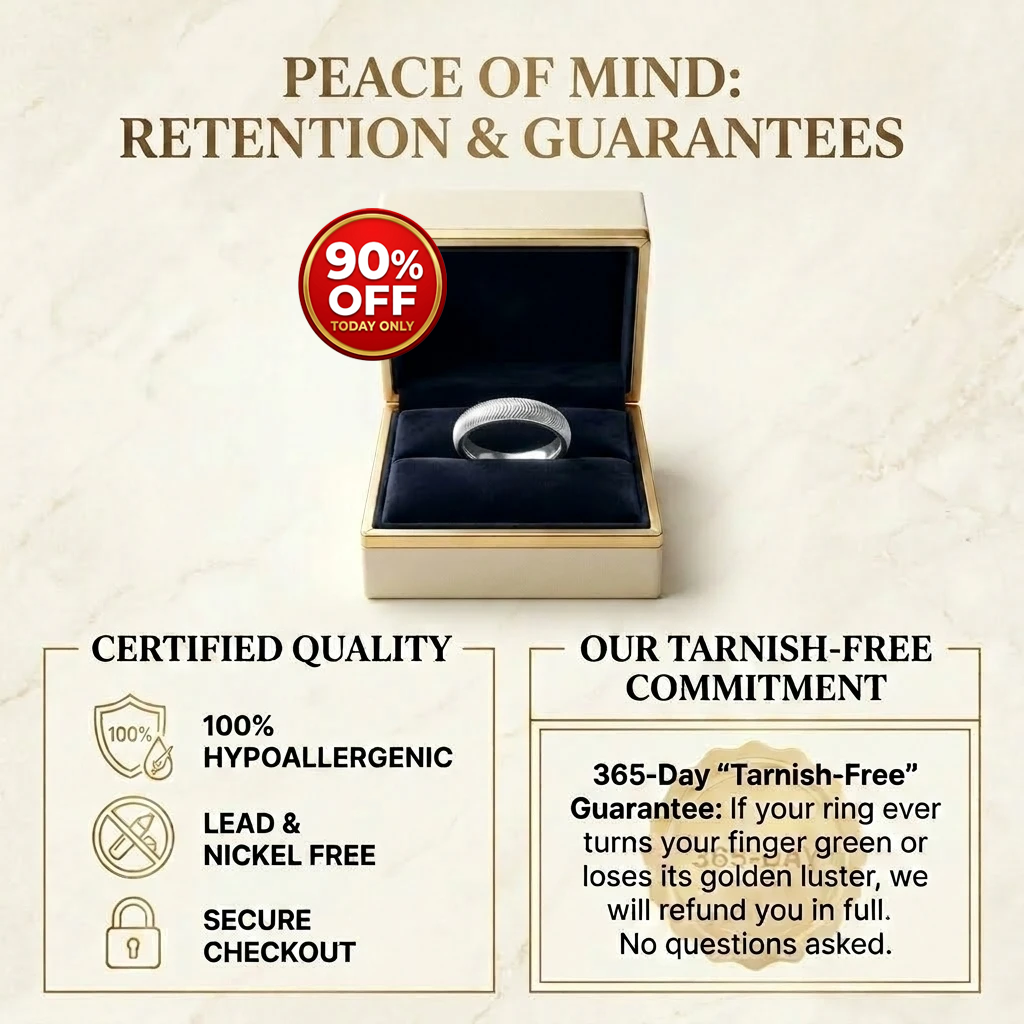 🔥 Final Flash Sale: 90% OFF-The "Everything-Proof" Travel Decoy Ring - Tarnish-Free Wave Band