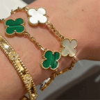 🔥90% OFF Flash Sale: The Blooming Grace:The Vintage Clover: French Heritage Bracelet Collection