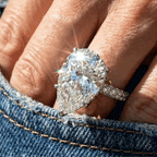 🔥Limited Time 90% Off- The Flawless Pear-Cut Solitaire | Premium Diamond Alternative